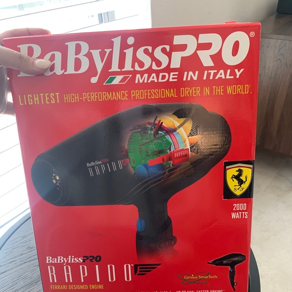Babyliss Pro Rápido Blowdryer,(Ferrari special edition)